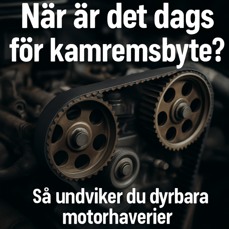 När är det dags för kamremsbyte?