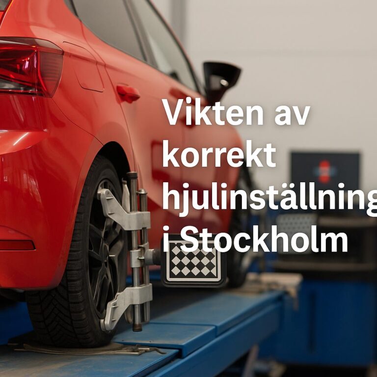 Vikten av korrekt hjulinställning i Stockholm